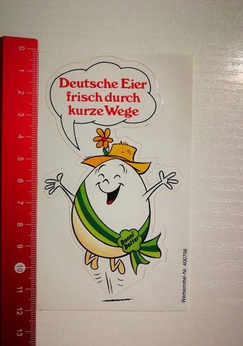 Adesivo sticker uova tedesche - uova,