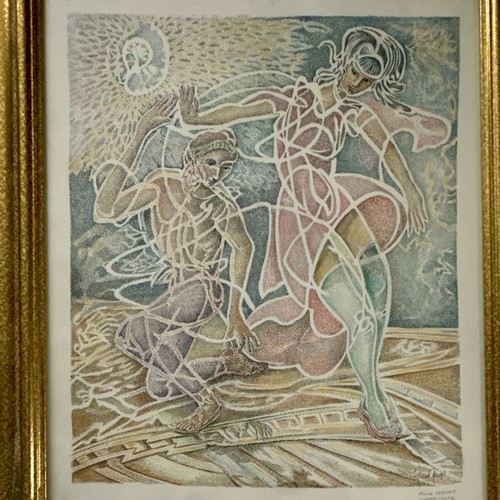 Ballerina firmata serigrafia